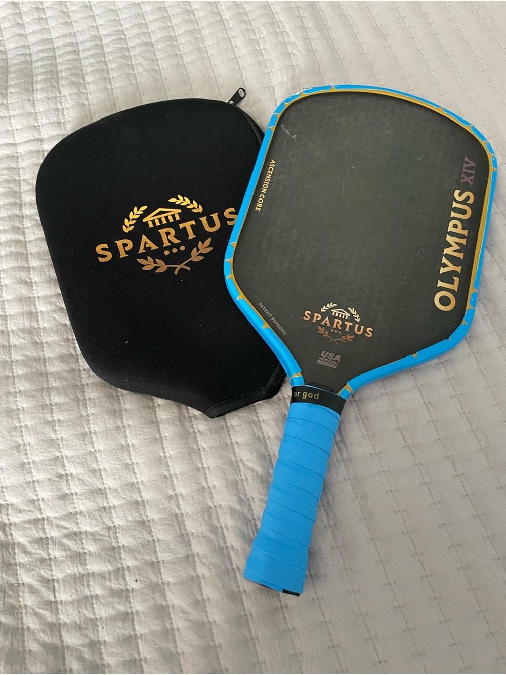 Spartus Olympus XIV Pickleball Paddle + Cover